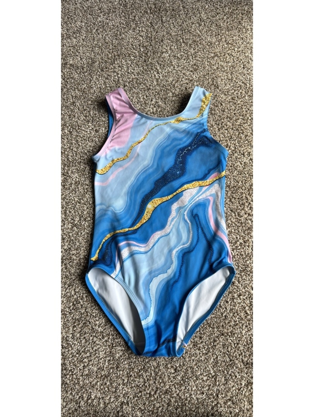 Blue leotard